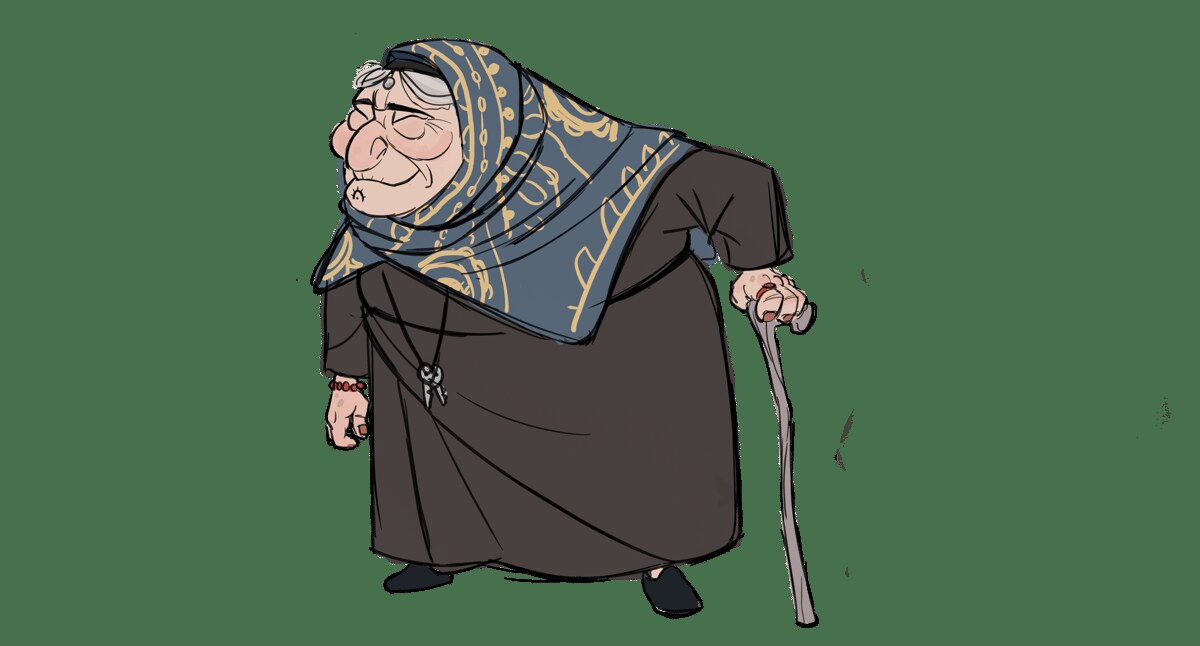 Old Nanny — Character Design